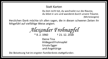 Traueranzeige von Alexander Frohnapfel von trauer.extra-tipp-moenchengladbach.de