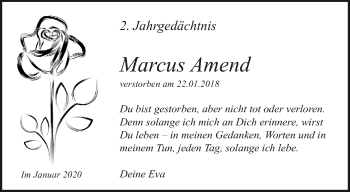 Traueranzeige von Marcus Amend von trauer.mein.krefeld.de